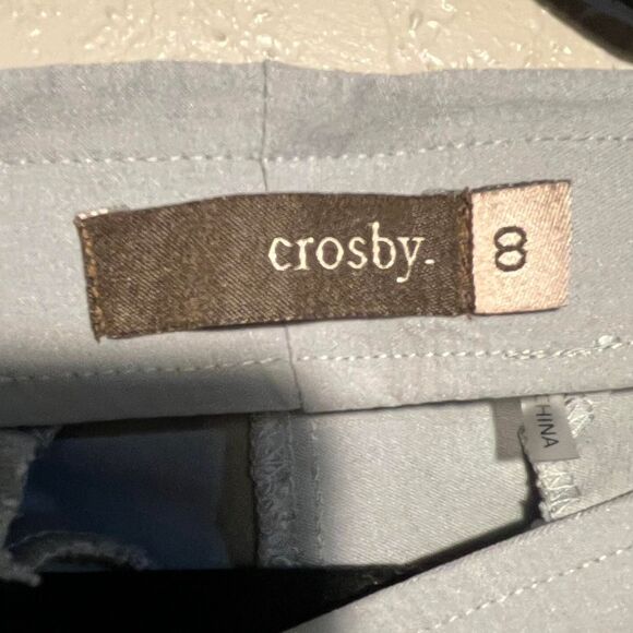 Women's Grey and Blue Jeans Size 8 Cargo Pants Pocketed - Picture 6 of 6